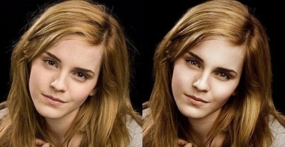 Знаменитости до и после фотошопа