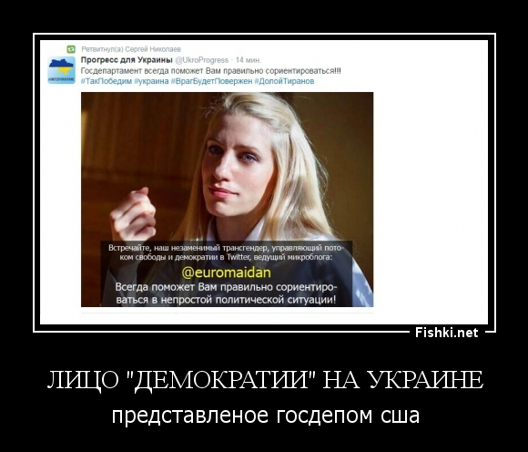 Лицо "демократии" на Украине
