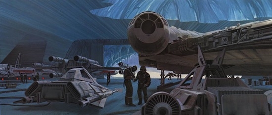 Оригинальные рисунки к "Звездным войнам" от Ральфа Маккуорри 