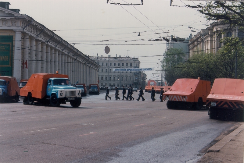 Перестроечная Москва 1989 года