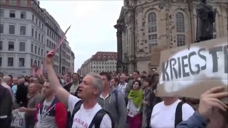Немцы освистали Меркель на её выступлении в Дрездене 