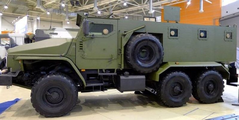 Урал-4320ВВ с усиленной бронезащитой