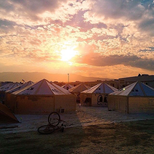 Фестиваль Burning Man в Неваде 
