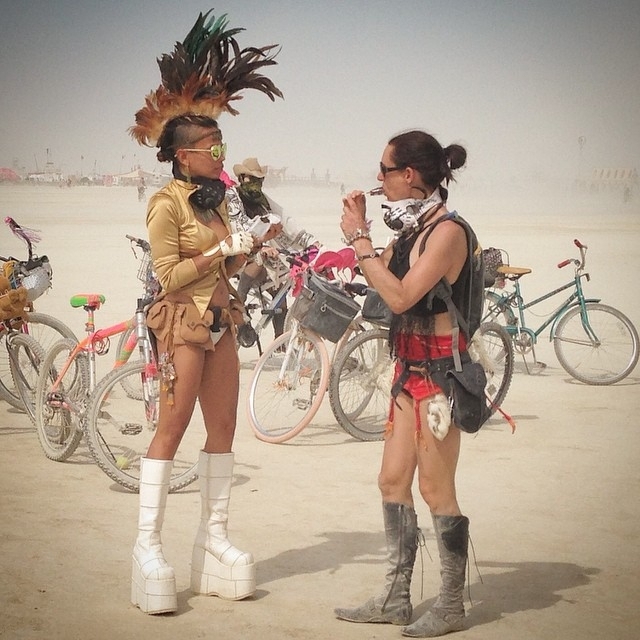 Фестиваль Burning Man в Неваде 