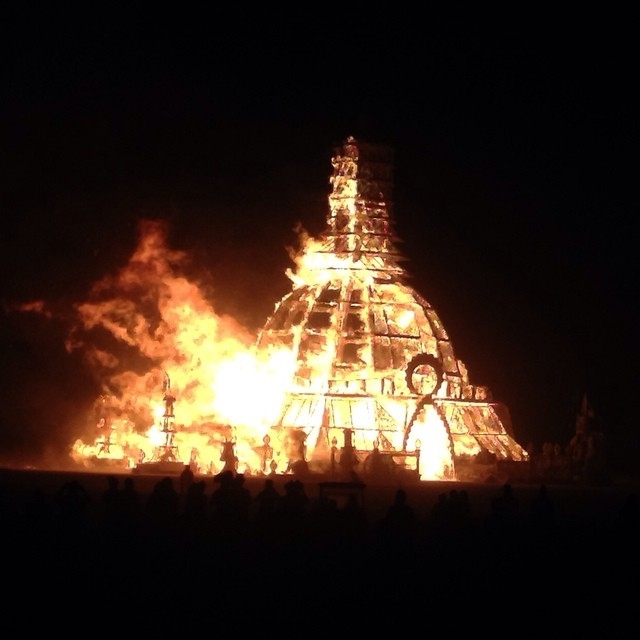 Фестиваль Burning Man в Неваде 