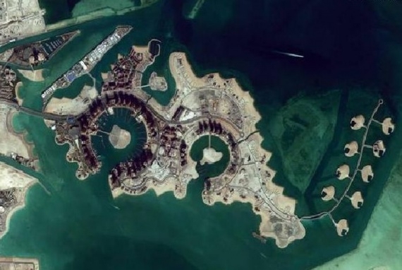 Искусственные острова самых фантазийных форм (планы и их реализация) 