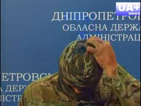 Семен Семенченко командир батальона "Донбасс" снял балаклаву 01.09.2014 