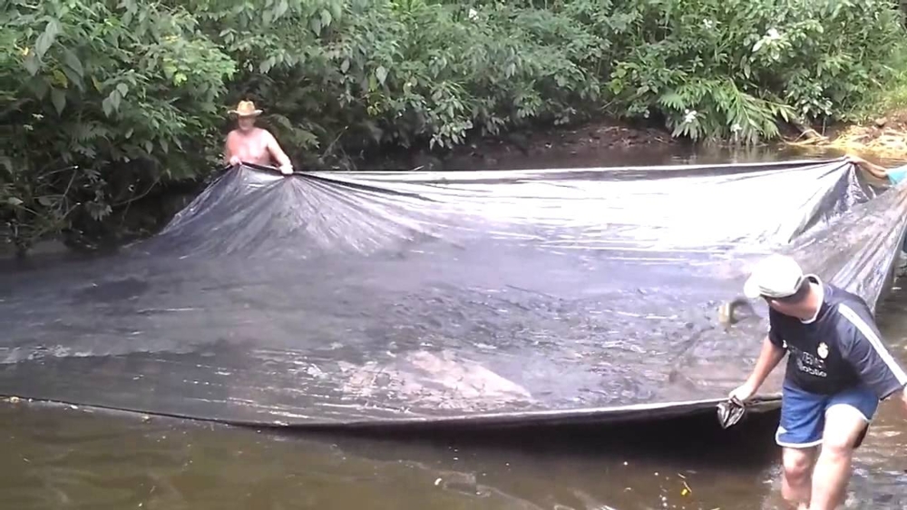 Рыбалка с покрывалом  
