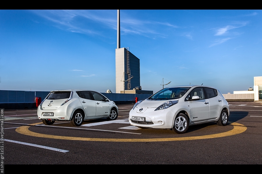 Nissan Leaf - электромобиль в реальной Москве