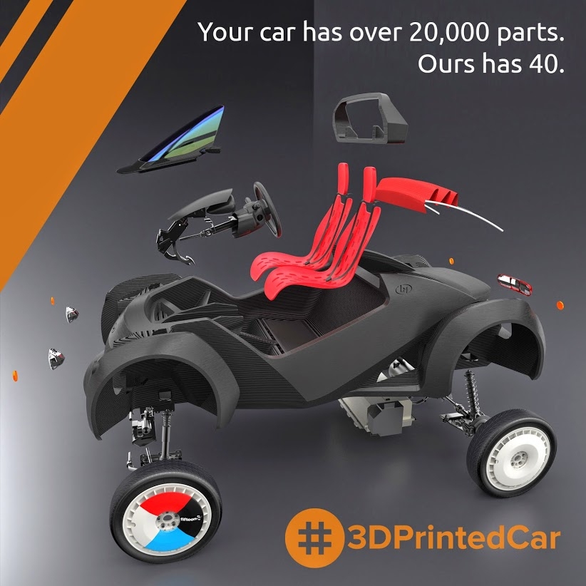Напечатать на 3D-принтере автомобиль за 6 дней? Легко...