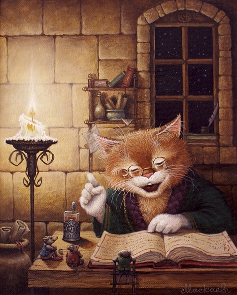 Сказочные коты Александра Маскаева 