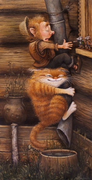 Сказочные коты Александра Маскаева 