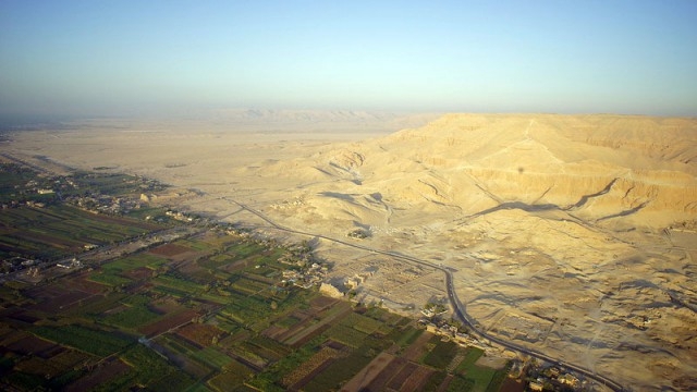 Египетские храмы Фив. Фотосъемка с воздушного шара