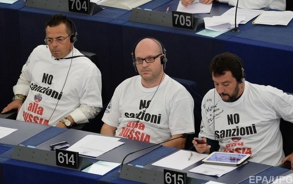 Тем временем, итальянцы на заседании европарламента