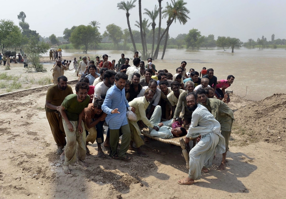 Жуткое наводнение в Пакистане  