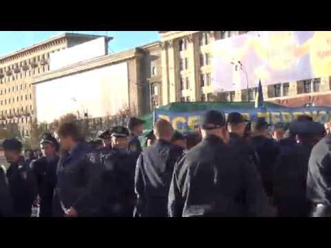 Харьков Нападение Правого Сектора на Митинг Антимайдана! 
