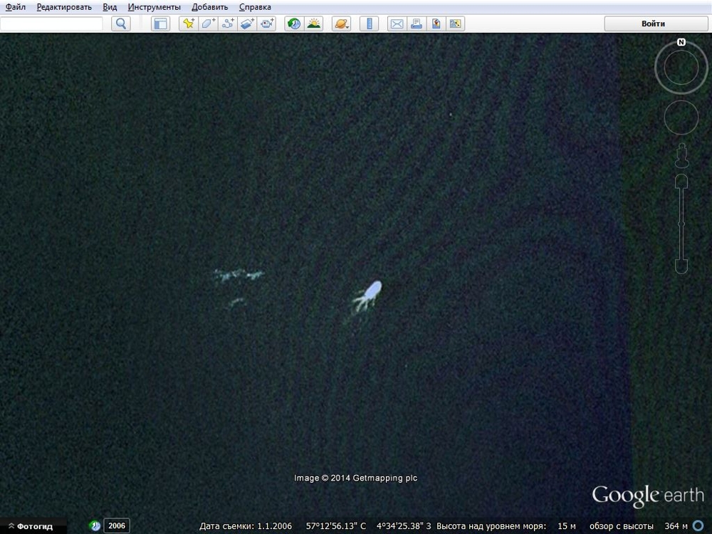 Интересные и загадочные места Google Earth