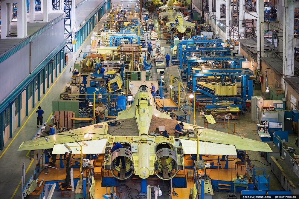  Производство самолетов Су-30 и Як-130
