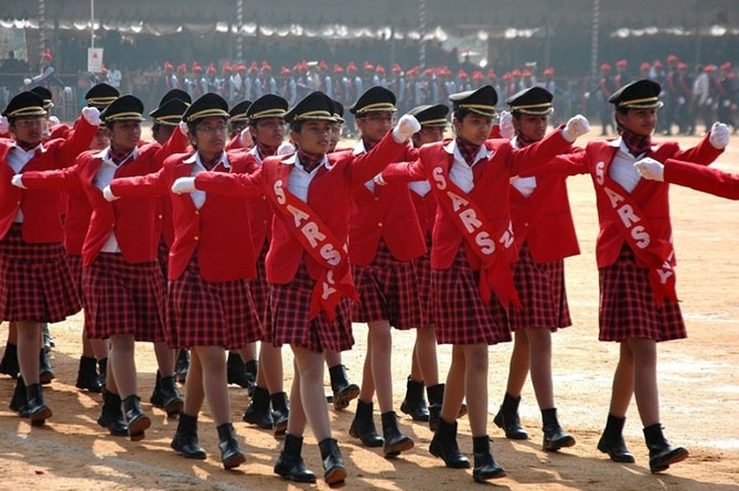 Солдаты во время парадов