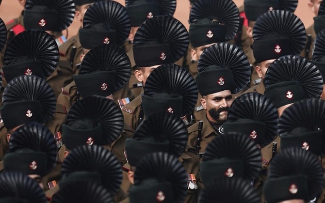 Солдаты во время парадов