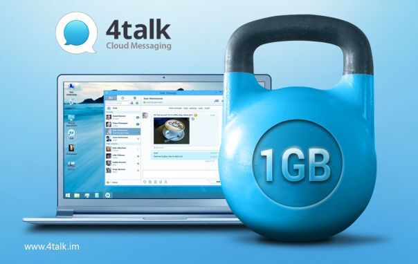 Гигабайт в сообщении: мессенджер 4talk отправляет тяжёлые файлы