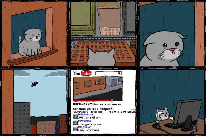 Про кота и Youtube