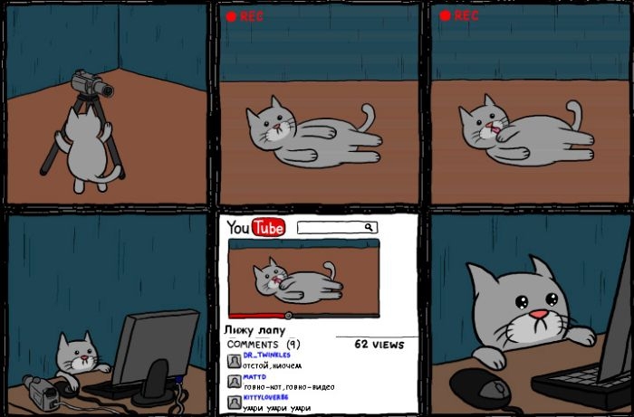 Про кота и Youtube