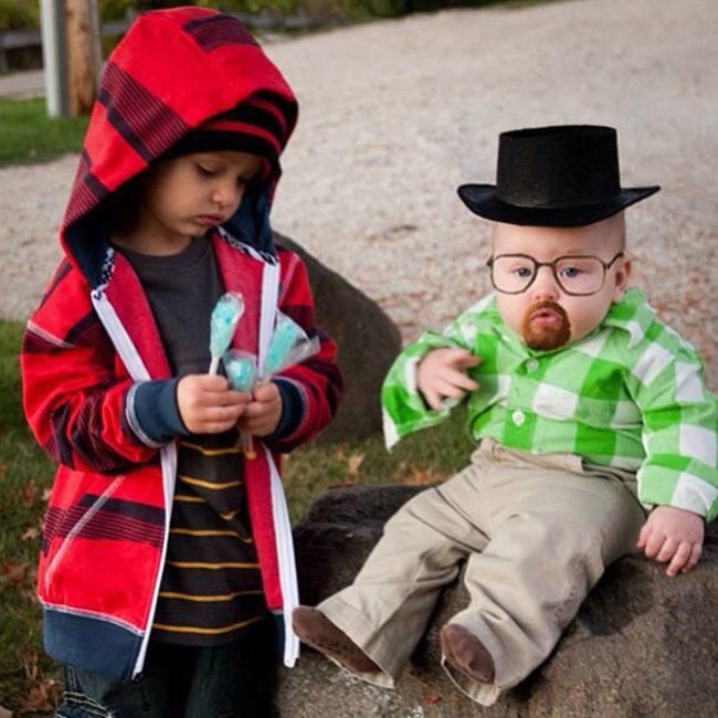 Забавные костюмы для малышей на Хэллоуин