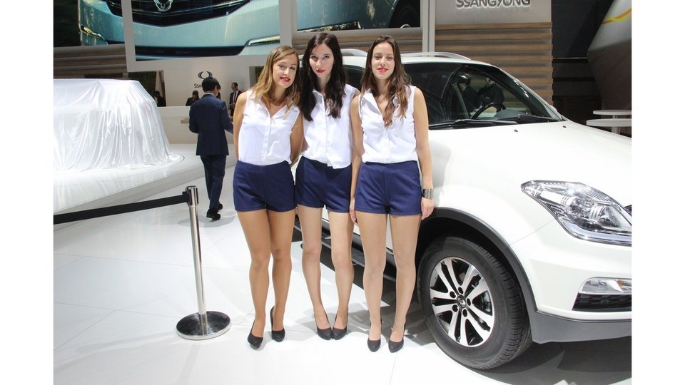 Девушки Парижского автосалона 2014