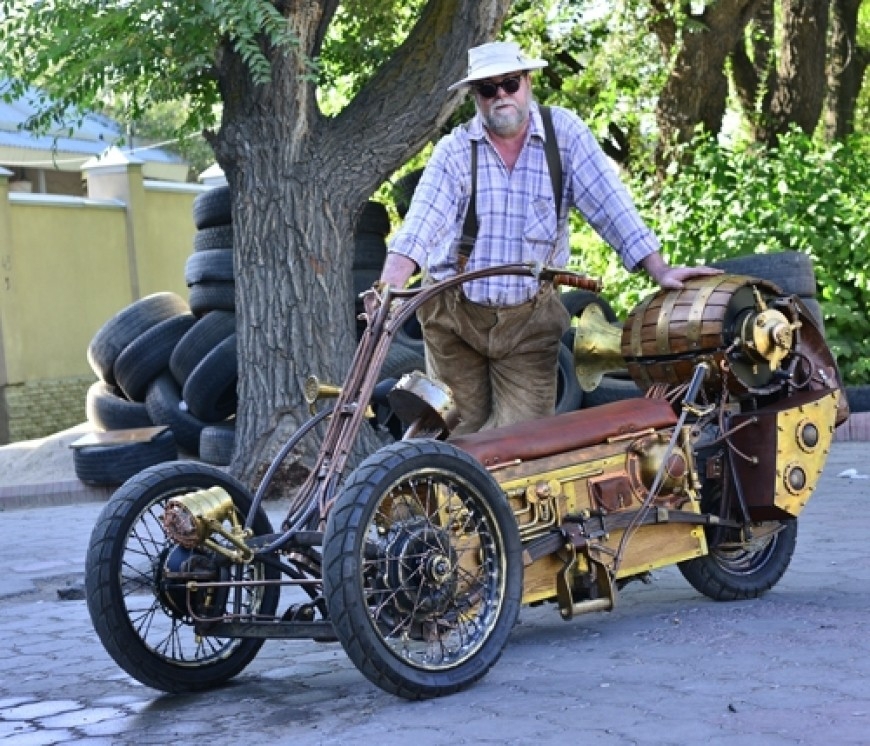 Отечественный Steampunk Trike