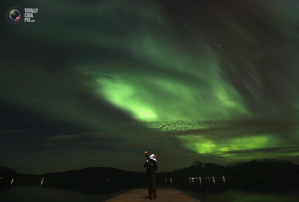 Небо над Норвегией в объективе Yannis Behrakis