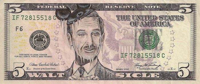 Портреты на долларовых банкнотах 