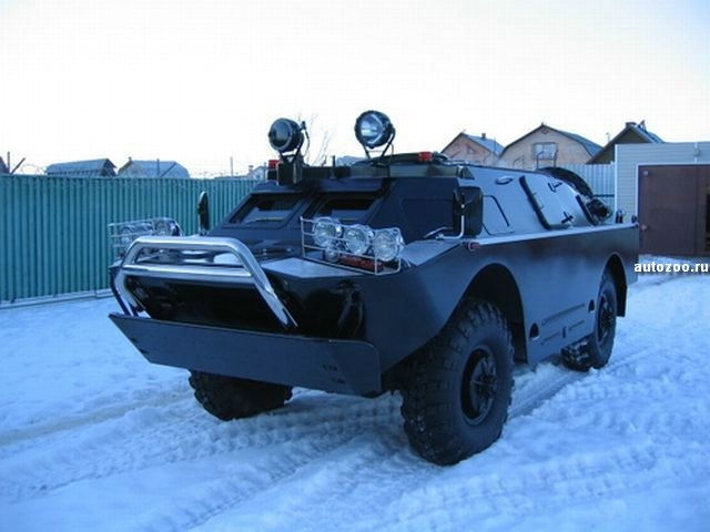 Жители России не только умеют тюнинговать машины, но и БРДМ