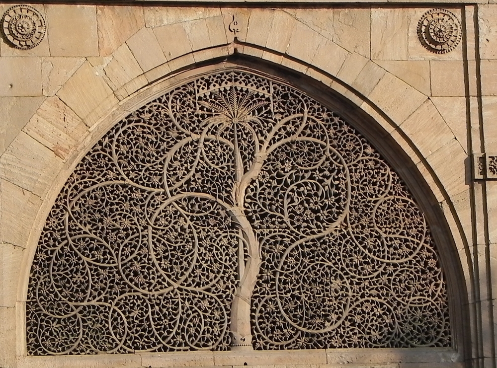 Древо жизни. Мечеть Сиди-Саид. Ахмадабад, Индия 