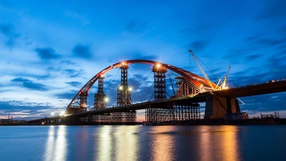 Бургинский мост, Новосибирск
