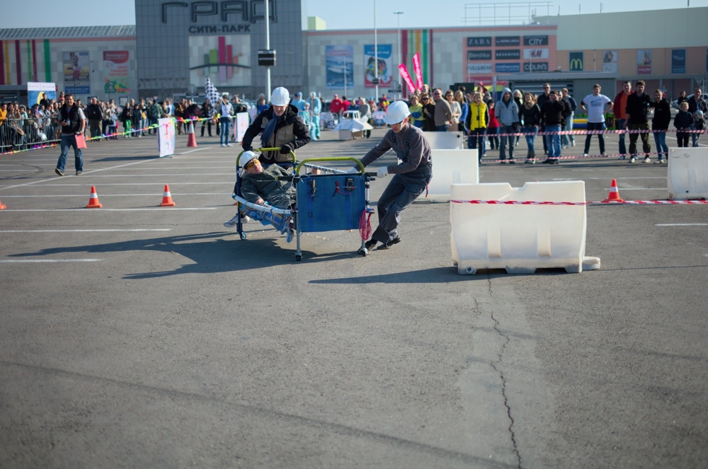 Bed Racing - первые гонки на кроватях в Воронеже
