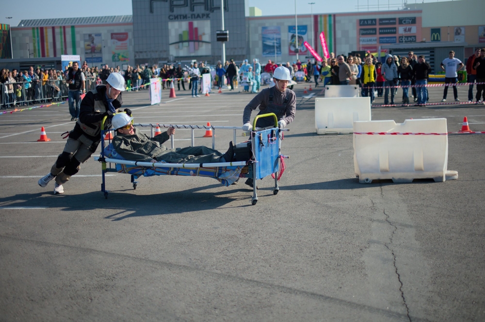 Bed Racing - первые гонки на кроватях в Воронеже