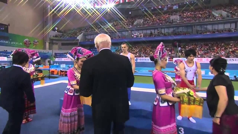 На ЧМ по спортивной гимнастике перепутали гимны Украины и Узбекистана 