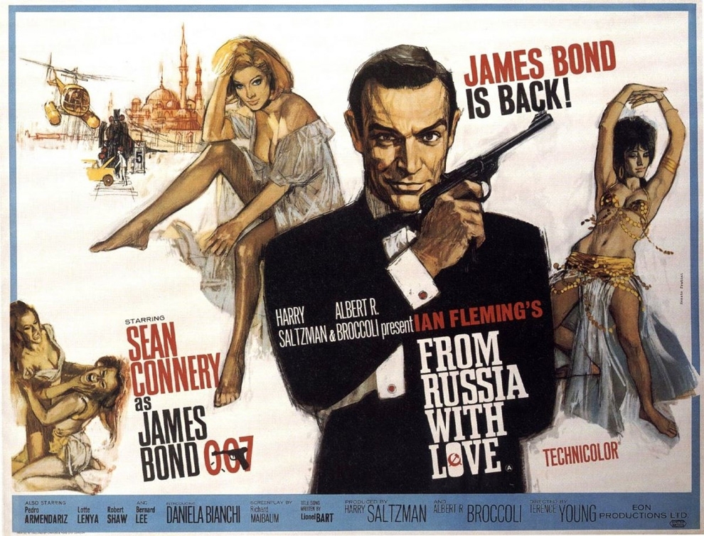 50 лет Бондиане. Все постеры к фильмам про агента 007