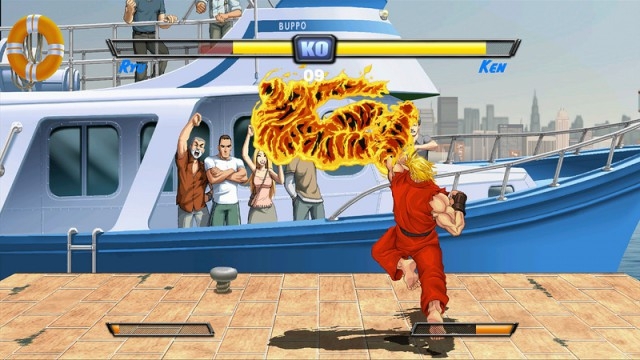 Комбо Street Fighter II. 