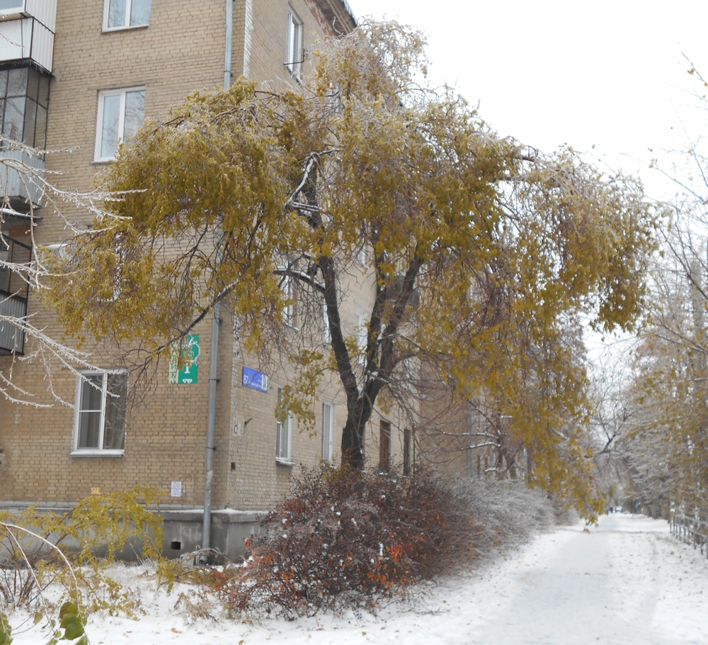 Ледяной дождь в Челябинске