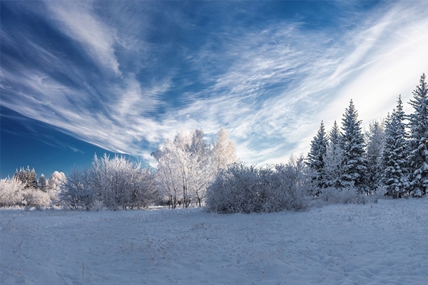 Снежная сказка: волшебные пейзажи русской зимы
