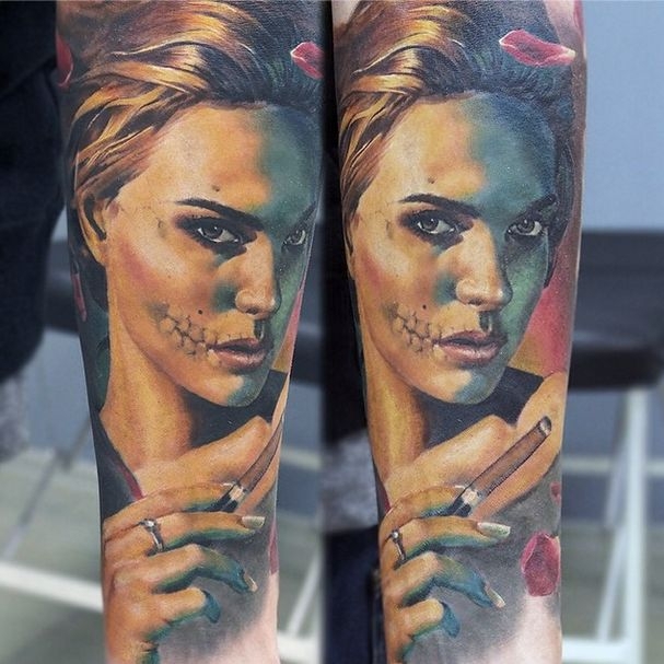 Удивительно реалистичные татуировки Валентины Рябовой 