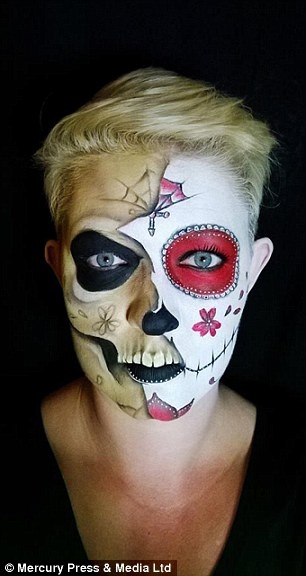 Специальный макияж для хэллоуина