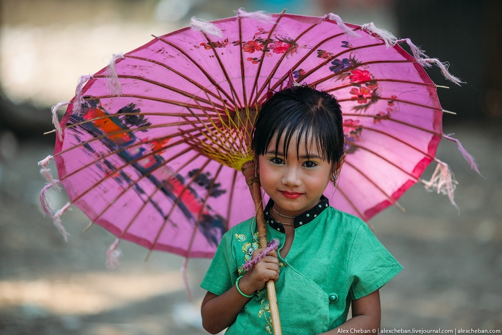 Маленькая принцесса из трущоб Мьянмы