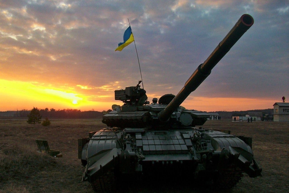 Прыгающий украинский танк подбил с помощью батута чеченский ополченец