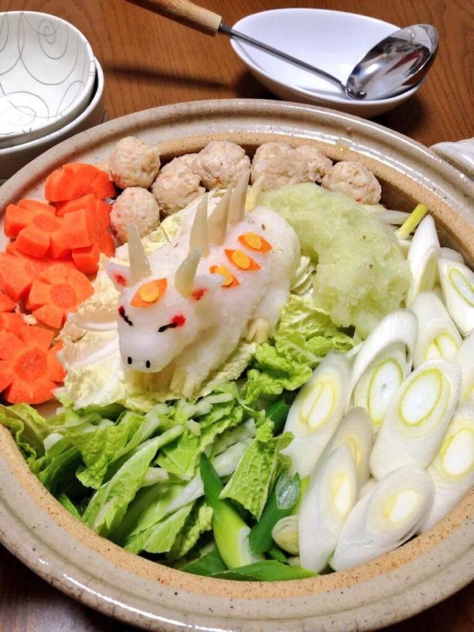 Как украшают блюда в Японии