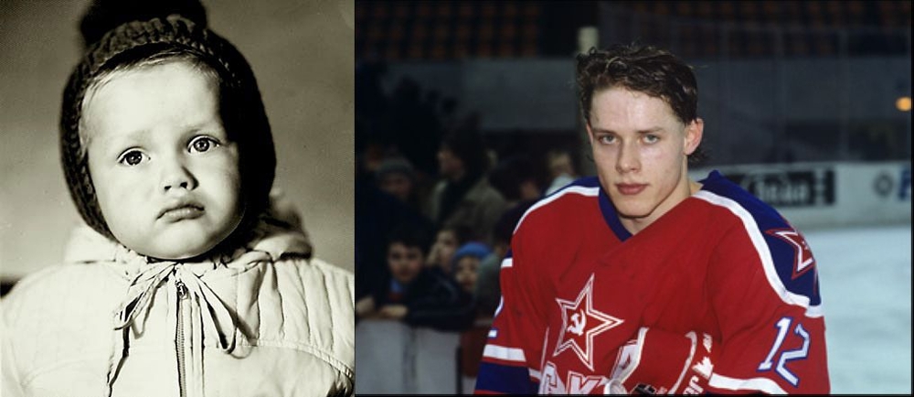 Российские спортсмены в молодости