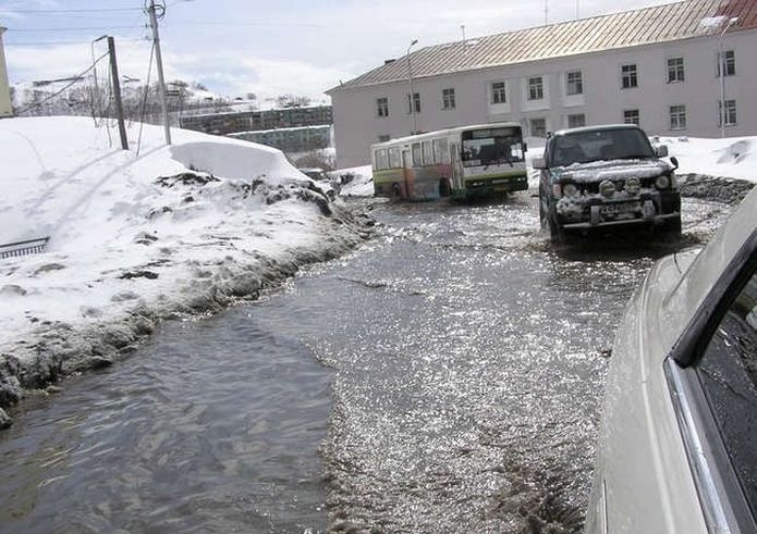 Зима на Камчатке