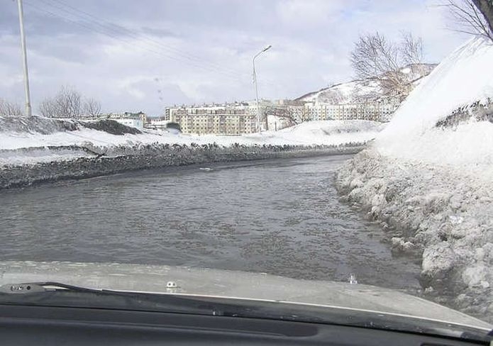Зима на Камчатке